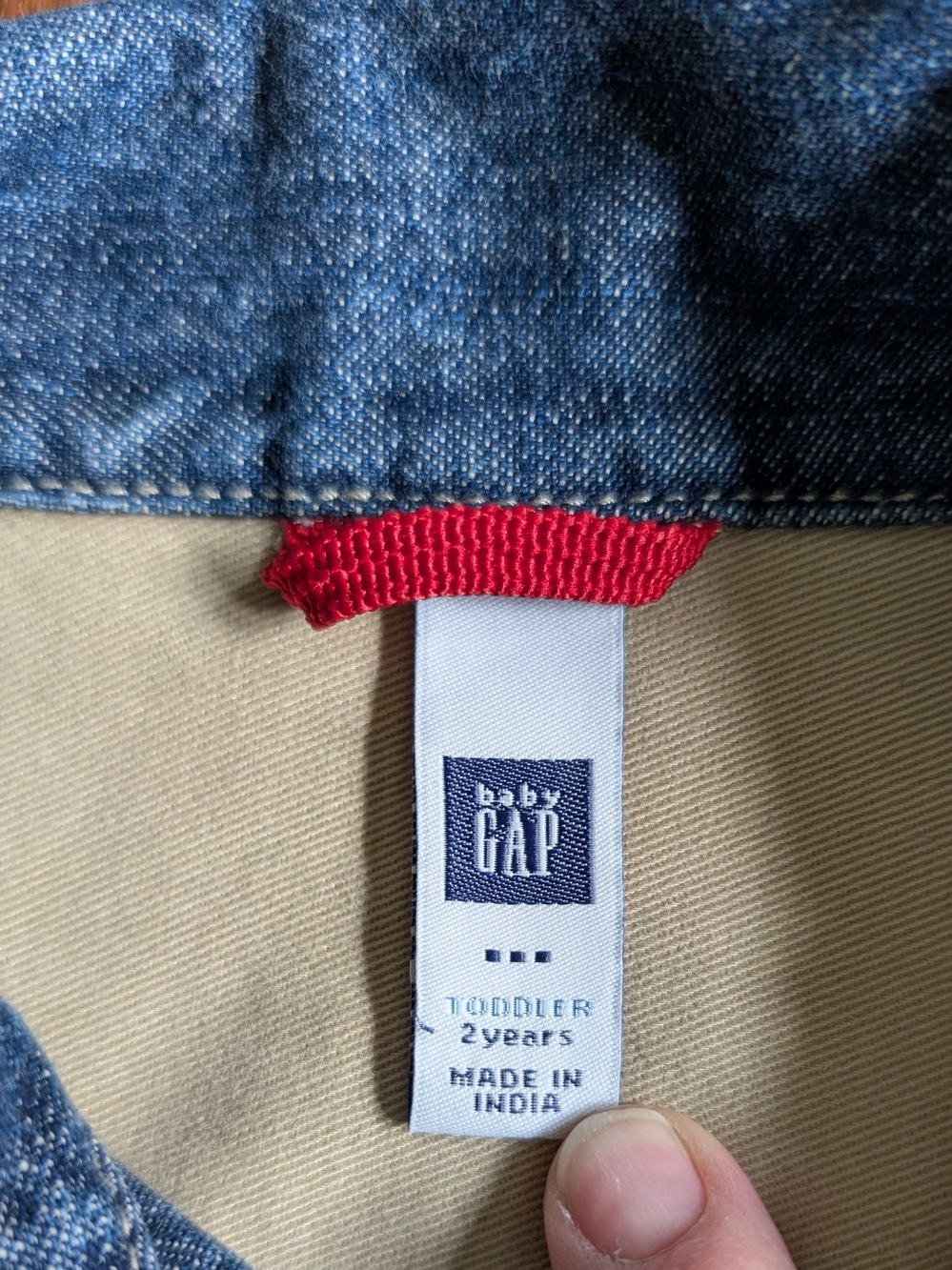 Baby GAP Classic Blue Denim Jacket Size 2t - Picture 2 of 5
